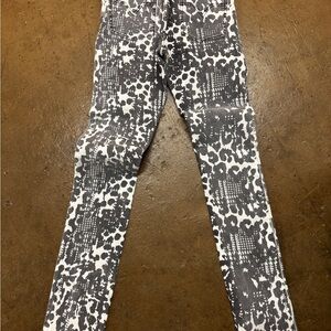 Versace White Denim with Black Stitching